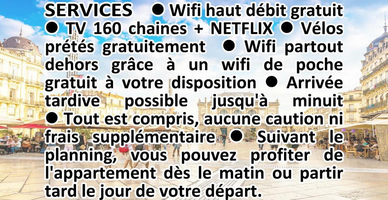 Comedie Musee-Fabre Parking Offert Climatisation Apartment Montpellier Luaran gambar