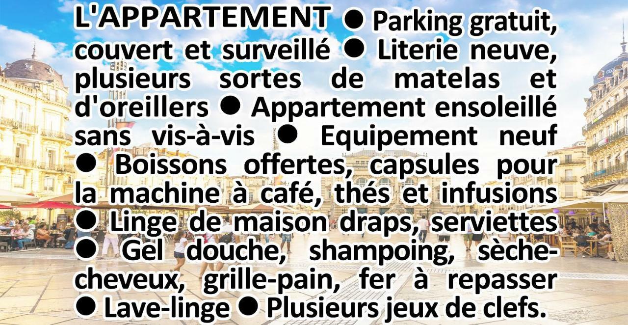 Comedie Musee-Fabre Parking Offert Climatisation Apartment Montpellier Luaran gambar